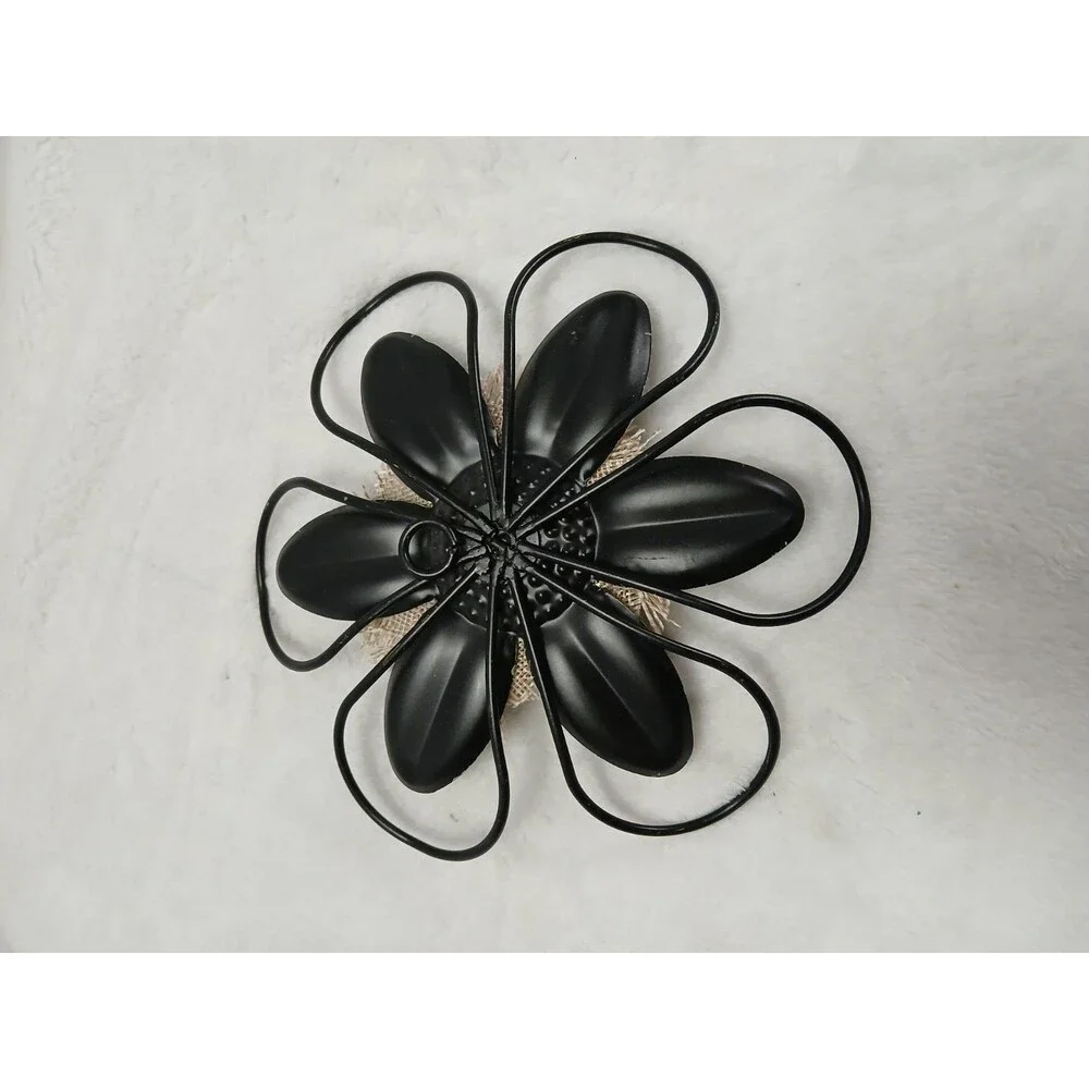 ​Distressed‎ Metal Wire Flower Wall Decor 2-Piece Set Rustic Farmhouse Art 8